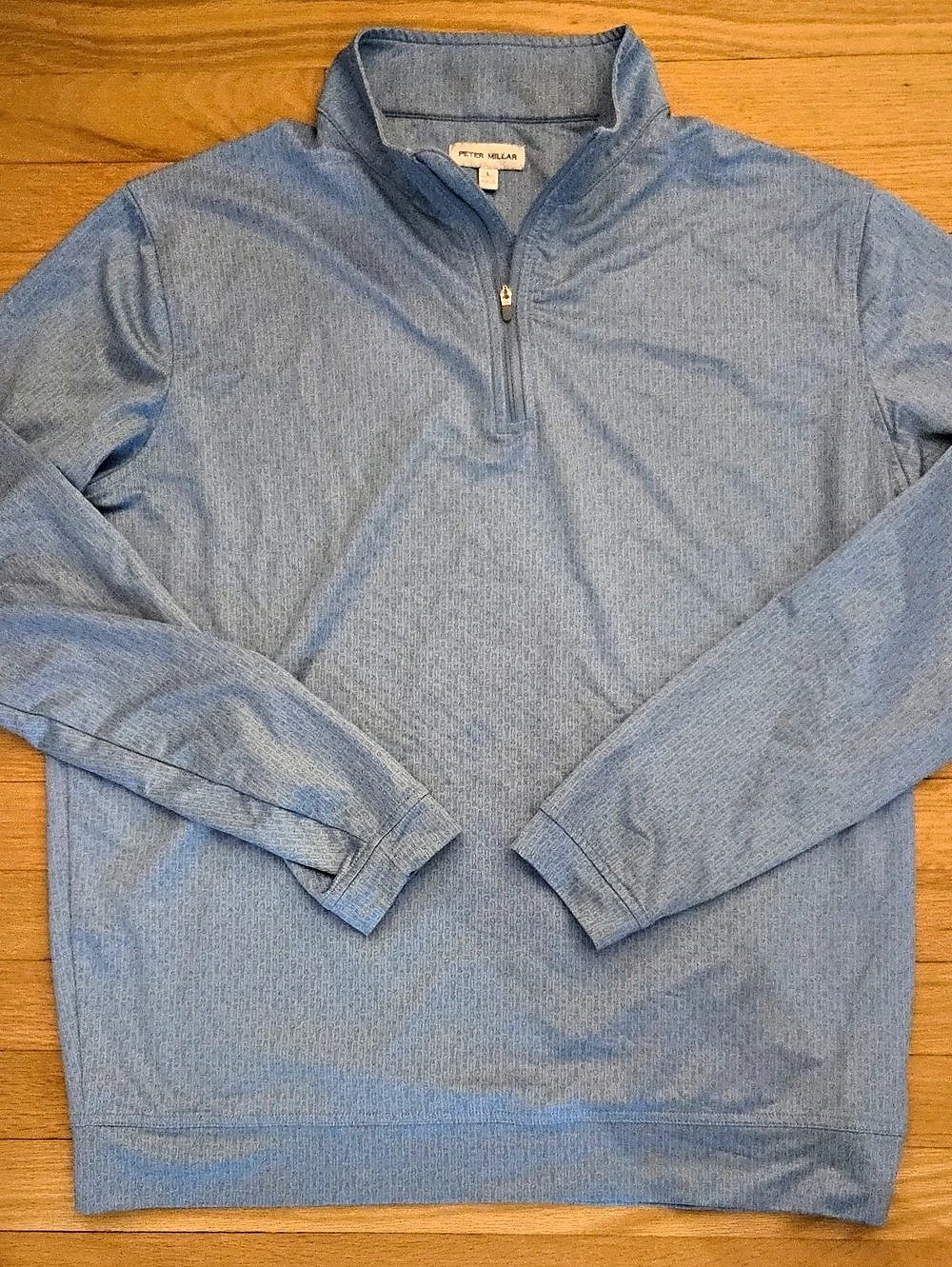 Peter Millar Men's Large Quarter Zip Novelty Pullover